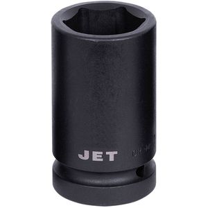 Socket - 010-LWIZ202 - 1", 1-1/4", 6, Impact, Deep, Black Phosphate