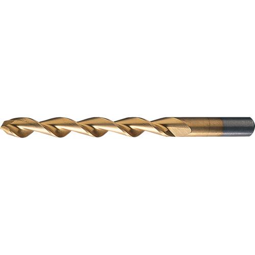 Parabolic Flute Jobber Length Drill Bits - High Speed Steel, 1/16", 3/16", 13/64", 7/32", 15/64", 1/4", 17/64", 9/32", 19/64", 5/16", 21/64", 11/32", 23/64", 3/8", 25/64", 13/32", 27/64", 7/16", 15/32"