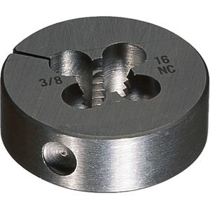Round Adjustable Die, Bright Finish - High Speed Steel, 3/4"-10, 2"