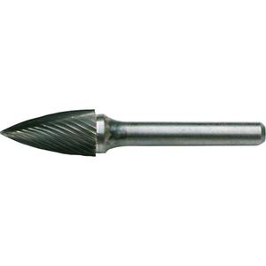 Solid Carbide Burrs - Tree Shape Pointed End - SG-1, 1/4", 1/4", 5/8"