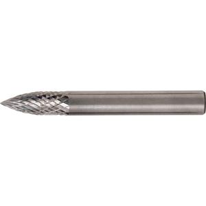 Solid Carbide Burrs - Tree Shape Pointed End - SG-1, 1/4", 1/4", 5/8"