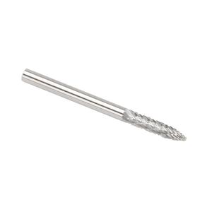 Solid Carbide Burrs - Tree Shape Pointed End - SG-44, 3 mm, 1/8"