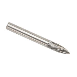 Solid Carbide Burrs - Tree Shape Pointed End - SG-1, 1/4", 1/8"