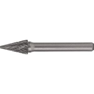 Solid Carbide Burrs - Pointed Cone Shape - SM-2, 1/4", 1/4", 3/4"
