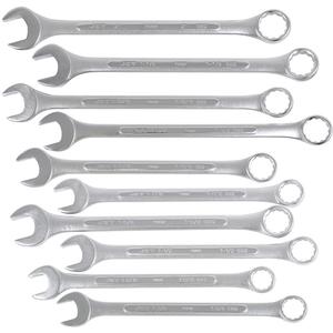 JCW-10-2 10-Piece Combination Wrench Set - 10, Imperial, 1-3/8"; 1-1/2"; 1-5/8"; 1-3/4"; 1-7/8"; 2", Alloy Steel