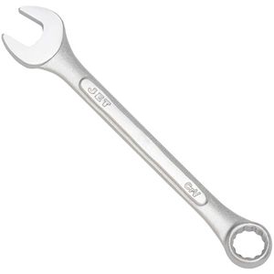 Raised Panel Combination Wrench - 010-LWJZ351 - 8-1/8", 17 mm, Chrome, Plain