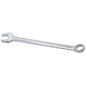 Long Pattern Fully Polished Combination Wrench - 010-LWJZ370 - 9", 11/16", Chrome, Plain
