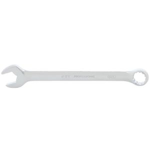 Long Pattern Fully Polished Combination Wrench - 010-LWJZ303 - 10-3/5", 21 mm, Chrome, Plain