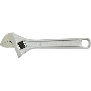 AWP-6 Super Heavy-Duty Professional Adjustable Wrench - 6", 8", 10", 12", 15/16", Chrome, Plain
