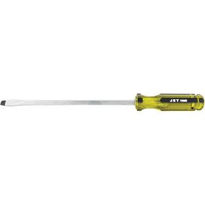 Slot Jumbo Handle Screwdriver - 3/8", Square, Plastic, 10"
