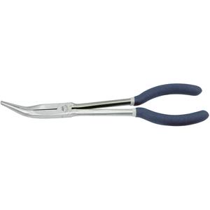 LRP-1145 45° Bent Nose Pliers - 11", Cushion Grip; Double Dip PVC, Chrome Vanadium, Clear Coat, ANSI