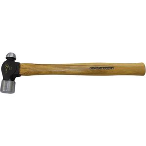Heavy-Duty Hickory Handle Ball Pein Hammer - 010-LWJZ556 - 24 oz., Plain, Wood, 15"