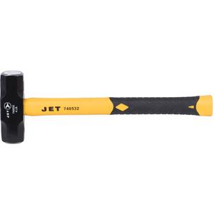 Heavy-Duty Sledge Hammer - 4 lbs., Plain, Fibreglass, 16", 1-7/8"