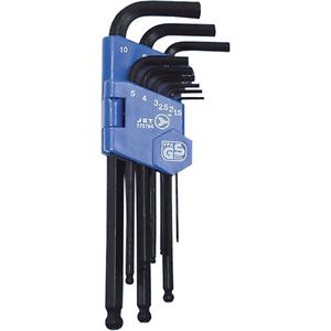 JBHK-9M Ball Nose Hex Key Set - 9, Metric