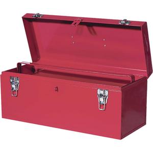 TB21 Steel Hand Tool Box - 8-3/4", 20", 9-3/8", Red