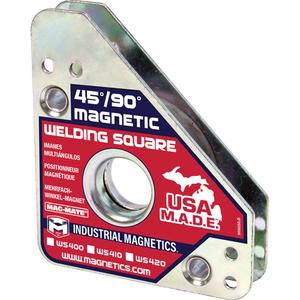 Magnetic Welding Squares - 75 lbs., 3/4", 3-3/4", 4-3/8"