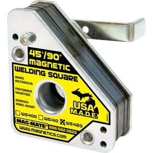 Magnetic Welding Squares - 150 lbs., 1-1/2", 3-3/4", 4-3/8"