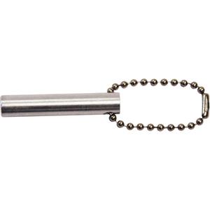 Key Chain-Style Magnetic Retriever - 8 lbs., 0.375", 2", 3/8"Dia. X 2"L, Rare Earth Magnet
