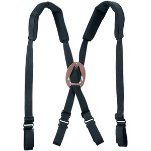 Powerline Series Padded Suspenders - Nylon, Black, 1 1/2"