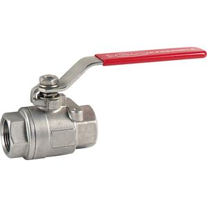 Two-Piece Ball Valves - Series BV2M - Stainless Steel, Manual, FNPT x FNPT