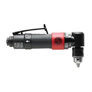 Pneumatic Reversible Angle Drill - 25.4 CFM, 1/4" NPT, 80.6, 3/8", 2000, Pneumatic, 8.58, Yes
