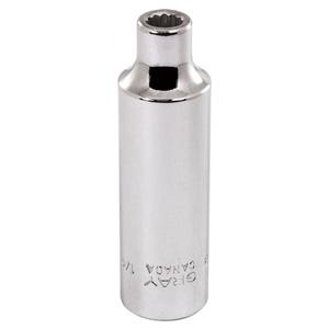 Socket - 3/8", 5/16", 1/4", 7/16", 5/8", 11/16", 13/16", 7/8", 15/16", 1", 2-9/16", 12, Hand/Standard, Deep