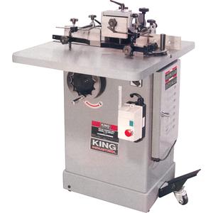 Industrial Woodworking Shaper - 30", 31", 46", 10000 RPM, 3 HP, Single Phase, 60 Hz, 15 A, 8000 RPM, 1/2", 3/4"