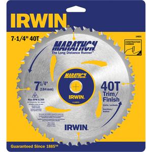 Contractor Saw Blades - Marathon® Saw Blades - 7-1/4", 5/8", 40, Wood