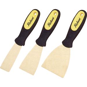 Stiff Wall Scrapers - Brass, 1-1/4", 1-1/4", Ergo-Grip ™