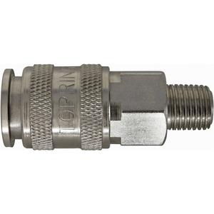 Unimax Universal 5-in-1 Coupler - Zinc Plated Steel, 1/4