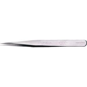 Tweezers - Pointed Tips, Straight - 4.33" (110 mm) - 4-33/100", Fine, Stainless Steel