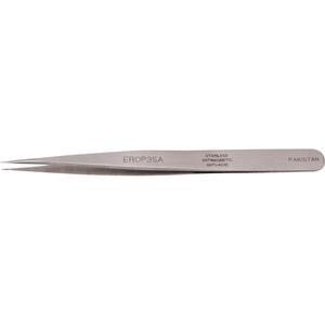 Tweezers - Pointed Tips, Straight - 4.75" (120 mm) - 4-3/4", Stainless Steel