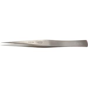 Tweezers - Pointed Tips, Straight - 4.92" (125 mm) - 5", Fine, Stainless Steel