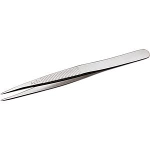 Tweezers - Pointed Tips, Straight - 4.25" (108 mm) - 4-1/4", Stainless Steel