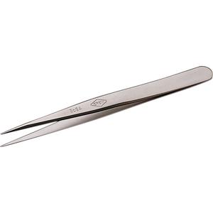 Tweezers - Pointed Tips, Straight - 4.33" (110 mm) - 4-33/100", Stainless Steel