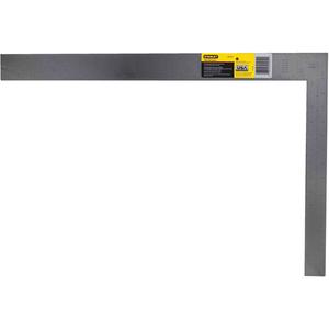 English Rafter/Roofing Square - 16" x 1-1/2", 1/8"/1/16", Steel, Satin, 1/16, 1/10, 1/12 in