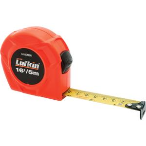 L600N Series Power Return Tape Measure - 16'/5 m, 3/4", Imperial & Metric, Hi-Viz® Orange, A13, Nylon, Matte