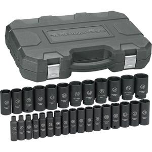 Socket Set - 1/2", Impact, Deep, 29