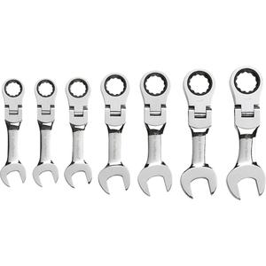 Stubby Wrench Set - 7, Imperial, Combination