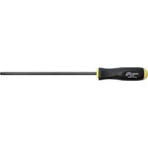 Ball Driver Long Length Screwdrivers - SAE - 5/16", Round, Cushion Grip, SAE