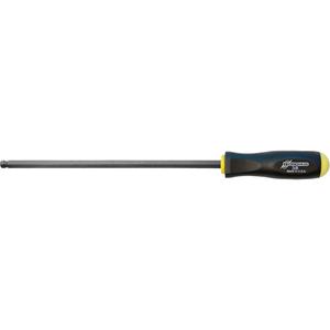 Ball Driver Long Length Screwdrivers - SAE - 3/8", Round, Cushion Grip, SAE