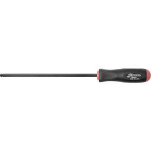 Ball Driver Long Length Screwdrivers - Metric - 8 mm, Round, Cushion Grip, Metric
