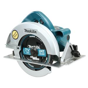 7 1/4" CIRCULAR SAW With BRAKE - 7-1/4”, 5800, 15 A, 115 V, 1-3/4", 2-3/8", 11.1 lbs.