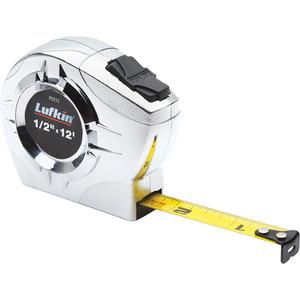 Tape Measure Chrome Engineers - 12', 1/2", in./ft., Chrome