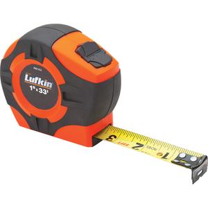 P1000 Series Measuring Tape - 33', 1", in./ft., Hi-Viz orange