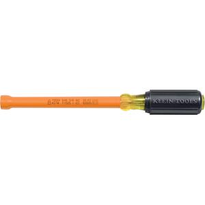 Insulated Hollow Shaft Nut Driver - 1/2", 1000 V, 6", 11.375"