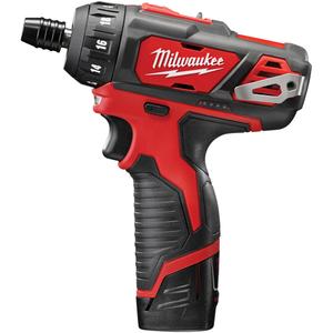 M12™ Hex 2-Speed Screwdriver Kit - 12 V, 1/4", Lithium-Ion, 0 - 1500, 275 in-lbs., 2, 0-400, 0-1500
