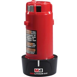 M4™ Redlithium™ Batteries - 4 V, 2 A, Lithium-Ion