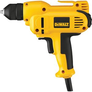VSR Mid-Handle Drill - 3/8", 8 A, 120 V, 0-2500, Keyless, 4.1 lbs.