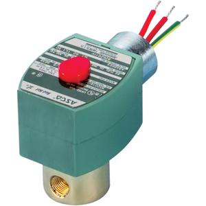 2-Way Direct Acting Solenoid Valves - 1/8", 140 PSI, 1/8", 0.34, 0, 155